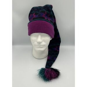 Vintage The Mews Polartec Fleece Jester‎ Winter Ski Hat USA Long